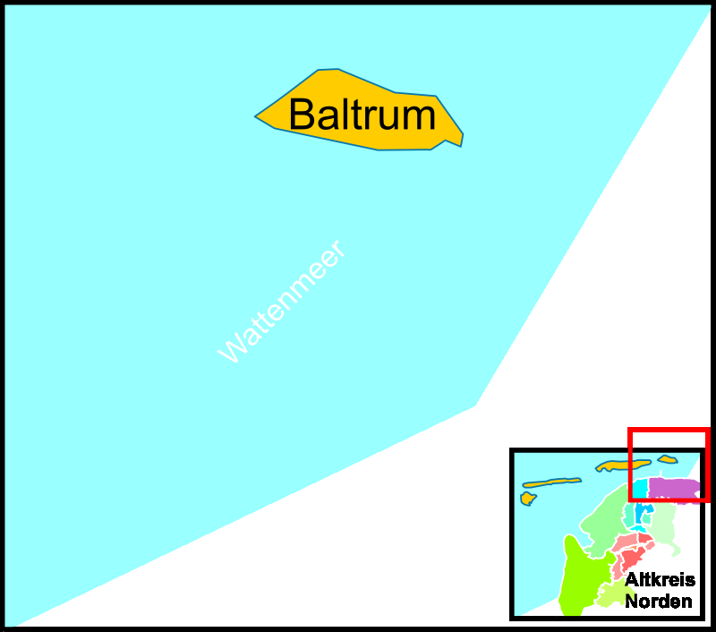 Baltrum, die kleinste der Ostfriesischen Inseln